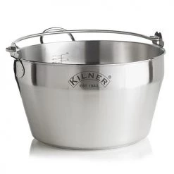 Kilner Stainless Steel Maslin Jam Pan 8 Litre -POTS & PANS Sales 2022 0025413 Kilner SS 8L Jam Pan