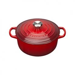 Le Creuset Signature Cerise Cast Iron 20cm Round Casserole -POTS & PANS Sales 2022 0 1015