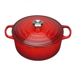 Le Creuset Signature Cerise Cast Iron 26cm Round Casserole 12 Le Creuset Signature Cerise Cast Iron 26cm Round Casserole -POTS & PANS Sales 2022 0 1082