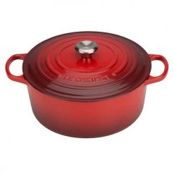 Le Creuset Signature Cerise Cast Iron 30cm Round Casserole -POTS & PANS Sales 2022 0 1188
