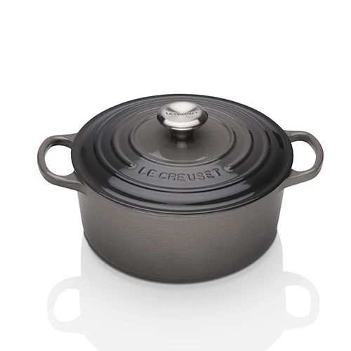 Le Creuset Signature Flint Cast Iron 28cm Round Casserole 8 Le Creuset Signature Flint Cast Iron 28cm Round Casserole - Image 6