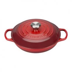 Le Creuset Signature Cerise Cast Iron 26cm Shallow Casserole 13 Le Creuset Signature Cerise Cast Iron 26cm Shallow Casserole -POTS & PANS Sales 2022 0 1321