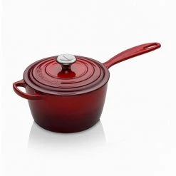 Le Creuset Signature Cerise Cast Iron 18cm Saucepan