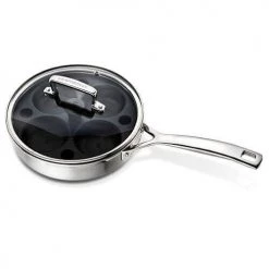 Le Creuset 3-ply Stainless Steel 20cm Saute Pan With Poach Insert