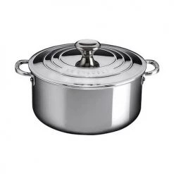 Le Creuset Signature Stainless Steel 24cm Shallow Casserole