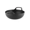 Le Creuset Satin Black Cast Iron 24cm Balti Dish