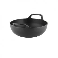 Le Creuset Satin Black Cast Iron 24cm Balti Dish