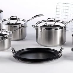 Dexam Supreme Non-Stick Pizza / Pancake Flat Griddle Pan -POTS & PANS Sales 2022 12101829 Dexam Supreme Non Stick Flat Griddle New 600px 3
