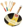 School Of Wok Wok Star 10.5" / 27cm Non-Stick Carbon Steel Wok With FREE Gift 2 School Of Wok Wok Star 10.5" / 27cm Non-Stick Carbon Steel Wok With FREE Gift -POTS & PANS Sales 2022 12322003 School Of Wok 27cm Non Stick Carbon Steel Wok GWP