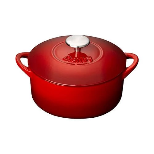 Denby Cast Iron Pomegranate 20cm Round Casserole 3 Denby Cast Iron Pomegranate 20cm Round Casserole
