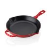 Le Creuset Signature Cerise Cast Iron 26cm Frying Pan With Metal Handle -POTS & PANS Sales 2022 201822606 Le Creuset Signature Frying Pan Cerise