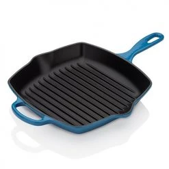 Le Creuset Signature Marseille Blue Cast Iron 26cm Square Grillit