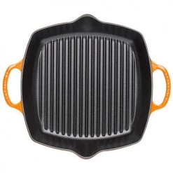 Le Creuset Signature Volcanic 30cm Deep Square Grill -POTS & PANS Sales 2022 202003009 Le Creuset Signature 30cm Deep Square Grill Volcanic 1