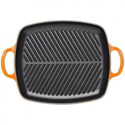 Le Creuset Signature Volcanic Cast Iron 30cm Rectangular Grill -POTS & PANS Sales 2022 202013009 Le Creuset Signature 30cm Rectangular Grill Volcanic 1