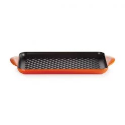 Le Creuset Volcanic Cast Iron 32cm Rectangular Grill