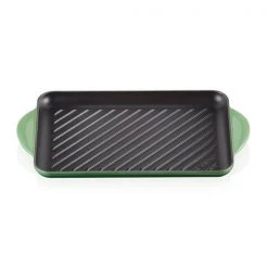 Le Creuset Bamboo Cast Iron 32cm Rectangular Grill