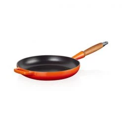 Le Creuset Signature Volcanic Cast Iron 26cm Frying Pan -POTS & PANS Sales 2022 20258260900422 Le Creuset 26cm Signature Frying Pan Volcanic 1