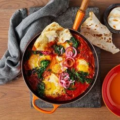 Le Creuset Signature Volcanic Cast Iron 26cm Frying Pan -POTS & PANS Sales 2022 20258260900422 Le Creuset 26cm Signature Frying Pan Volcanic 4