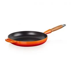 Le Creuset Signature Volcanic Cast Iron 28cm Frying Pan -POTS & PANS Sales 2022 20258280900422 Le Creuset 28cm Signature Frying Pan Volcanic 1