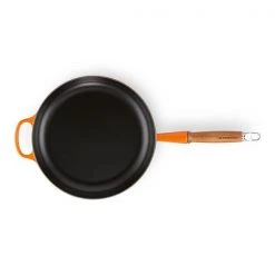 Le Creuset Signature Volcanic Cast Iron 28cm Frying Pan -POTS & PANS Sales 2022 20258280900422 Le Creuset 28cm Signature Frying Pan Volcanic 3