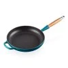 Le Creuset Signature Deep Teal Cast Iron 28cm Frying Pan -POTS & PANS Sales 2022 20258286420422 Le Creuset 28cm Signature Frying Pan Deep Teal