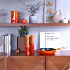 Le Creuset Signature Volcanic Cast Iron 28cm Sauté Pan -POTS & PANS Sales 2022 20259280900422 Le Creuset 28cm Signature Saute Pan Volcanic 5