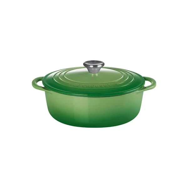 Le Creuset Bamboo Cast Iron 22cm Bistro Casserole 3 Le Creuset Bamboo Cast Iron 22cm Bistro Casserole