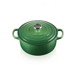 Le Creuset Signature Bamboo Cast Iron 20cm Round Casserole