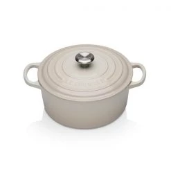 Le Creuset Signature Meringue Cast Iron 20cm Round Casserole -POTS & PANS Sales 2022 21177207164430 le creuset meringue 20cm signature cast iron round casserole 1