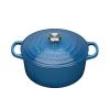 Le Creuset Signature Marseille Blue Cast Iron 22cm Round Casserole 1 Le Creuset Signature Marseille Blue Cast Iron 22cm Round Casserole -POTS & PANS Sales 2022 211772220 Le Creuset Signature Marseille Round Casserole 22cm 1