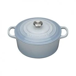 Le Creuset Signature Coastal Blue Cast Iron 22cm Round Casserole