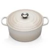 Le Creuset Signature Meringue Cast Iron 24cm Round Casserole 1 Le Creuset Signature Meringue Cast Iron 24cm Round Casserole -POTS & PANS Sales 2022 21177247164430 Le Creuset Meringue 24cm Signature Cast Iron Round Casserole