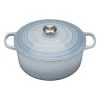 Le Creuset Signature Coastal Blue Cast Iron 28cm Round Casserole -POTS & PANS Sales 2022 211772842 Le Creuset Signature Coastal Blue Round Casserole 28cm 1