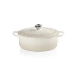 Le Creuset Signature Meringue Cast Iron 23cm Oval Casserole