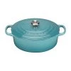 Le Creuset Signature Teal Cast Iron 25cm Oval Casserole -POTS & PANS Sales 2022 211782517 Le Creuset Signature Teal Oval Casserole 25cm 1