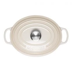 Le Creuset Signature Meringue Cast Iron 27cm Oval Casserole 10 Le Creuset Signature Meringue Cast Iron 27cm Oval Casserole -POTS & PANS Sales 2022 21178277164430 Le Creuset Signature Cast Iron Oval Casserole 27cm Meringue 2