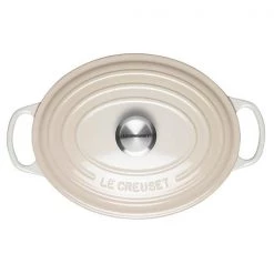 Le Creuset Signature Meringue Cast Iron 29cm Oval Casserole 9 Le Creuset Signature Meringue Cast Iron 29cm Oval Casserole -POTS & PANS Sales 2022 21178297164430 Le Creuset Signature Cast Iron Oval Casserole 29cm Meringue 1