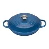Le Creuset Signature Marseille Blue Cast Iron 26cm Shallow Casserole -POTS & PANS Sales 2022 211802620 Le Creuset Signature Marseille Shallow Casserole 26cm 1