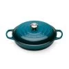 Le Creuset Signature Deep Teal Cast Iron 26cm Signature Shallow Casserole  -POTS & PANS Sales 2022 21180266422430 Le Creuset Signature Deep Teal Cast Iron 26cm Signature Shallow Casserole