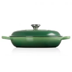 Le Creuset Signature Bamboo Cast Iron 30cm Shallow Casserole -POTS & PANS Sales 2022 21180304082430 Le Creuset Bamboo 30cm Shallow Casserole 2