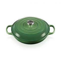 Le Creuset Signature Bamboo Cast Iron 30cm Shallow Casserole