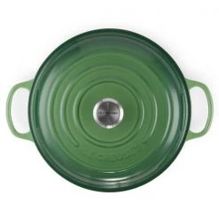 Le Creuset Signature Bamboo Cast Iron 30cm Shallow Casserole -POTS & PANS Sales 2022 21180304082430 Le Creuset Bamboo 30cm Shallow Casserole 3