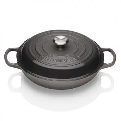 Le Creuset Signature Flint Cast Iron 30cm Shallow Casserole
