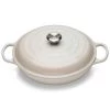 Le Creuset Signature Meringue Cast Iron 30cm Shallow Casserole -POTS & PANS Sales 2022 21180307164430 Le Creuset Signature Cast Iron Shallow Casserole 30cm Meringue