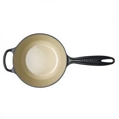 Le Creuset Signature Satin Black Cast Iron 16cm Saucepan -POTS & PANS Sales 2022 211811600 LC Signature Cast Iron Saucepan 16cm Satin Black 1