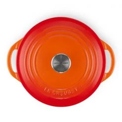 Le Creuset Volcanic Cast Iron 22cm Bistro Casserole -POTS & PANS Sales 2022 25045220902460 Le Creuset Cast Iron Bis Casserole 22cm Volcanic 3