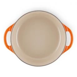 Le Creuset Volcanic Cast Iron 22cm Bistro Casserole -POTS & PANS Sales 2022 25045220902460 Le Creuset Cast Iron Bis Casserole 22cm Volcanic 4