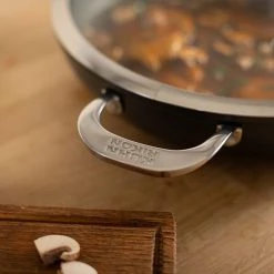 Kuhn Rikon Easy Pro Induction 28cm Saute Pan With Helper Handle & Glass Lid -POTS & PANS Sales 2022 31686 Kuhn Rikon Easy Pro Induction Saute Pan 28cm with helper handle and glass lid 3