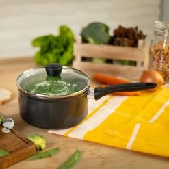 Kuhn Rikon Easy Induction 3 Piece Saucepan Set -POTS & PANS Sales 2022 37440 Kuhn Rikon Easy Induction 3 Piece Saucepan Set 16cm 18cm 20cm 2