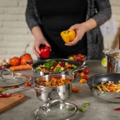 Kuhn Rikon Allround 3 Piece Cookware Set With Glass Lids -POTS & PANS Sales 2022 37481 Kuhn Rikon Allround 3 piece cookware set 2